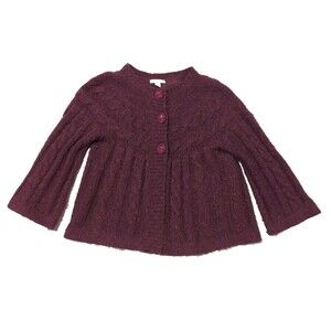 Dressbarn Cardigan Sweater Acrylic Polyester Wool Blend Women's Size Medium